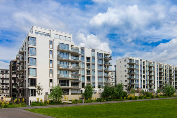 modern apartment building exterior