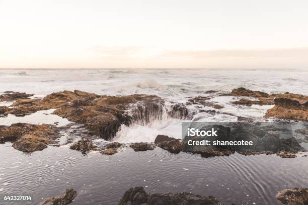 Landscape View On The Oregon Coast Stock Photo - Download Image Now - Beach, Beauty, Beauty In Nature
