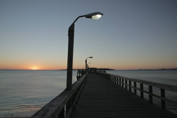 istock Pier By Sea During Sunset. 642327826