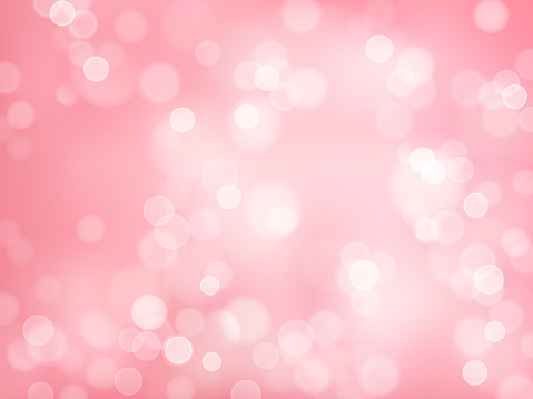 Pink bokeh background, defocused effect wallpaper that can be edited