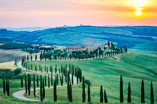 istock Crete Senesi, Asciano, Tuscany, Italy 642442298
