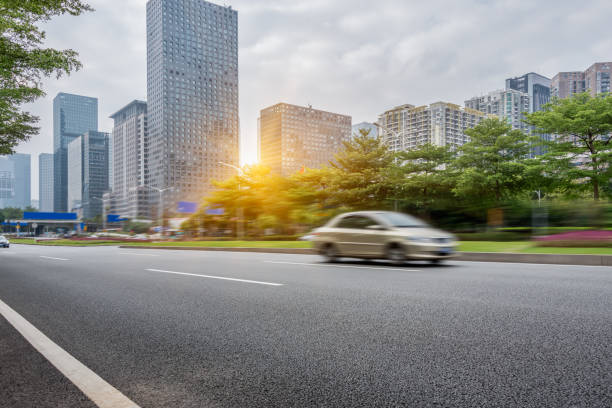 istock Shanghai traffic road 642444718