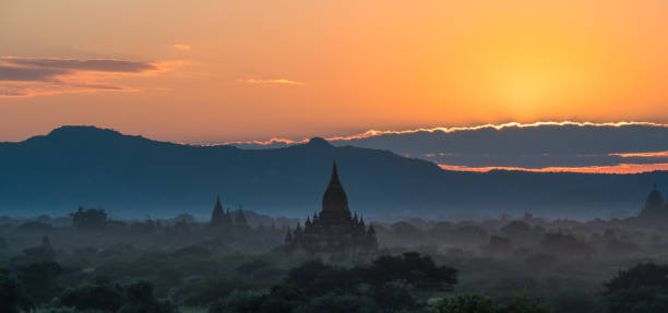 istock The Temples of Bagan sunrise time Bagan, Myanmar 642444848