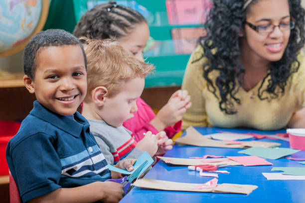 istock Craft Time in Preschool 642460618