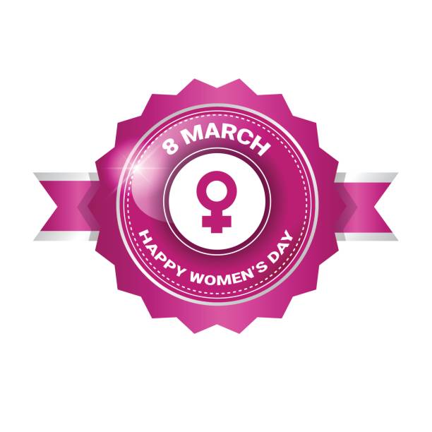 istock 8 March International Women Day Greeting Card Icon 642479908