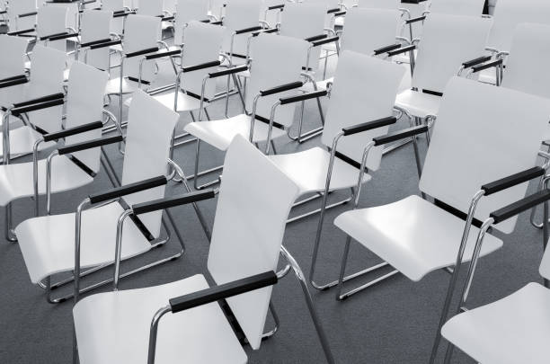 istock Modern seats in a conference room 642482920