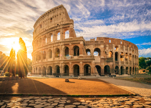 istock Colosseum at sunrise, Rome, Italy 642484138