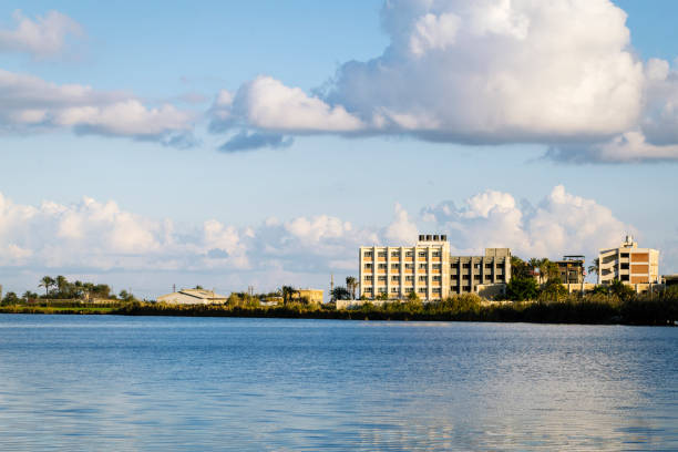 istock Coastline of the Nile river,Damietta,Egypt. 642493308