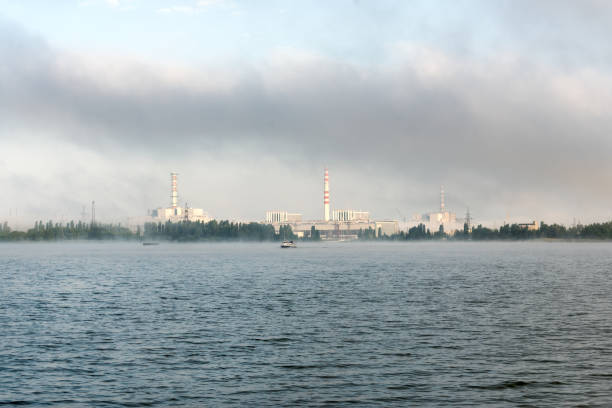 istock Kursk NPP. View from the technological cooling pond. 642566172