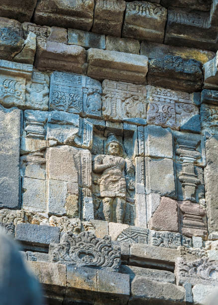 istock Stone carving of Prambanan Hindu temple, Yogyakarta,  Java 642578964