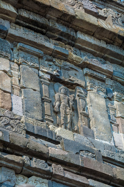 istock Stone carving of Prambanan Hindu temple, Yogyakarta,  Java 642581146