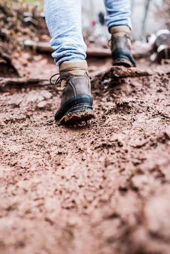 Walking through the mud