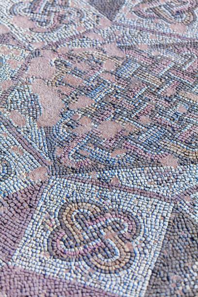 istock Ancient Mosaics in the Archaeological Site, Paphos 642591276