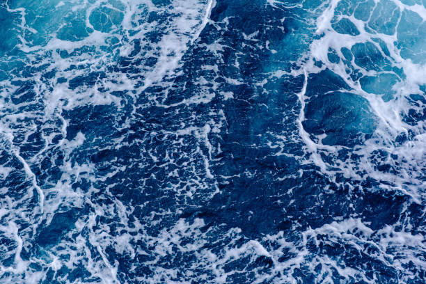 istock Background blue waves of the sea 642591522