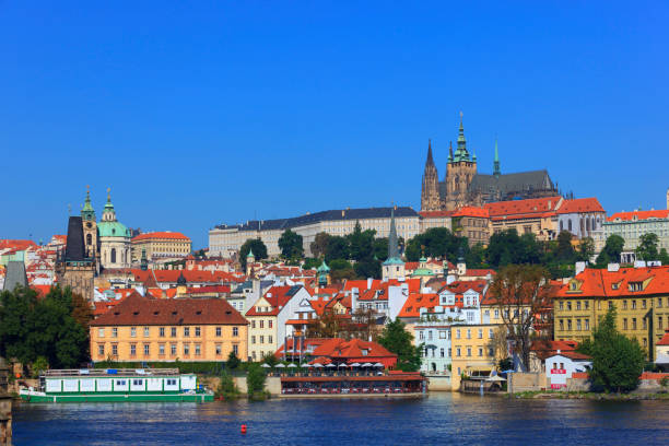 istock Panorama of Prague 642591606