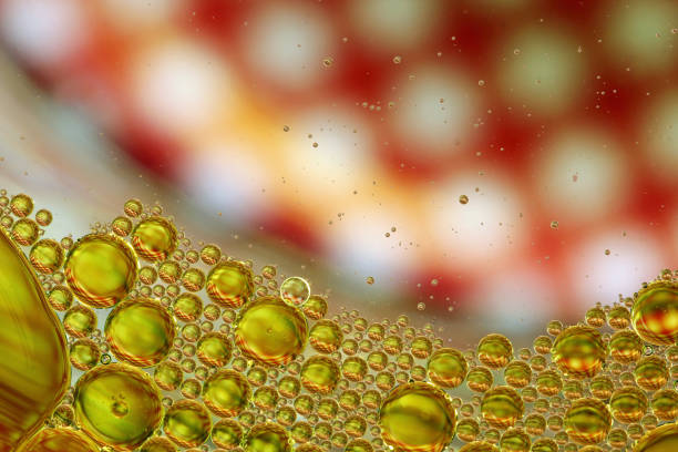 istock Oil in water abstract background 642592094