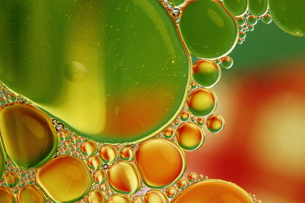 istock Oil in water abstract background 642592232