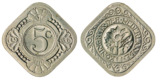 istock 5 cents 1936 coin isolated on white background, Netherlands 642595214