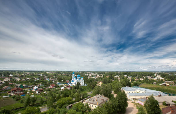 The ancient Russian city of Torzhok stock photo