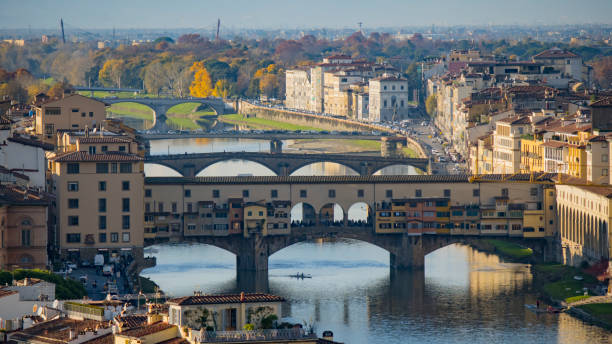 Ponte Vecchio, Old Bridge, Florence, Italy.