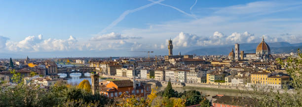 istock Italy. Florence. Panoramic view from Piazzale Michelangelo. 642616354