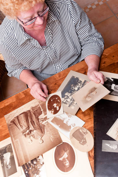 istock Looking at old Photo Album 642616782