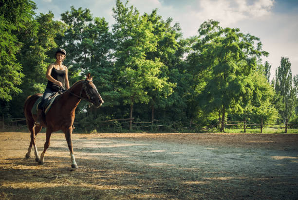 istock riding. Girl Jockey 642619654
