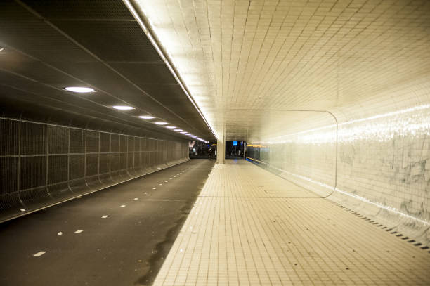 istock Walk way tunnel in Amterdam 642629030