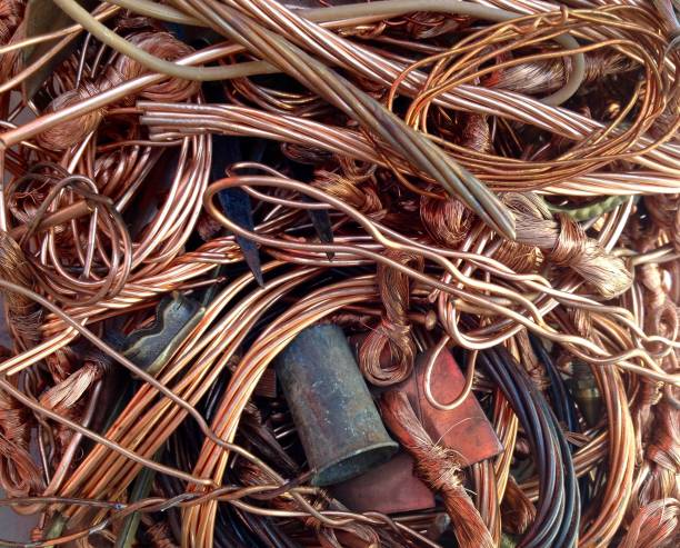 istock Closeup of Copper scrap 642638076