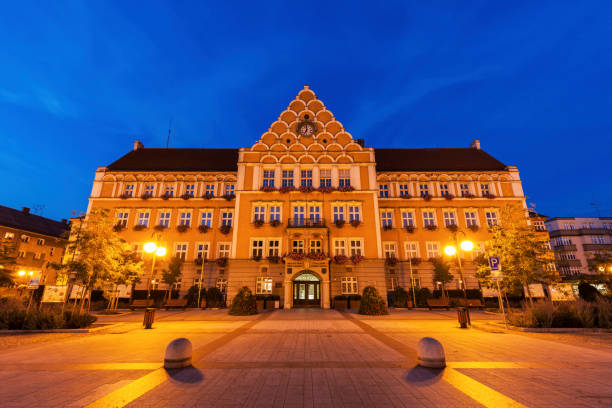 istock Town Hall on Main Square in Cesky Tesin 642650130