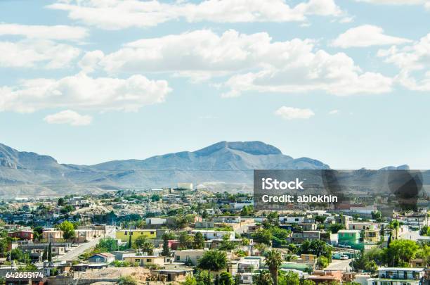 Ciudad Juárez In Mexico Cityscape Or Skyline Viewed From Border Stock Photo - Download Image Now