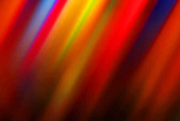 istock abstract composition color bright spots on a dark background 642664958