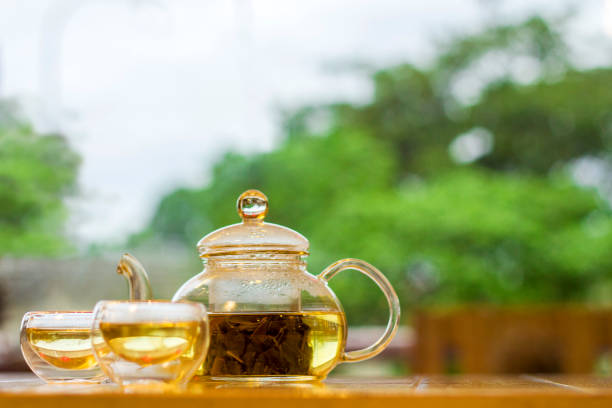 istock Teatime in a garden 642676630