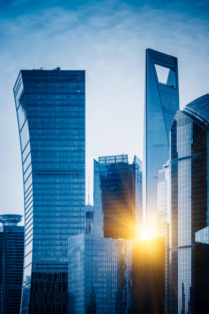istock landmarks of Shanghai 642683280