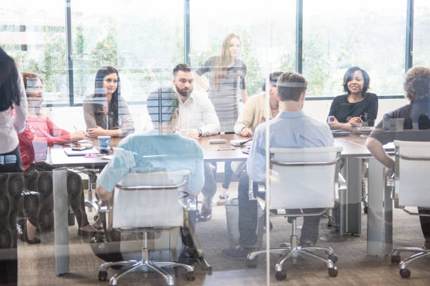 istock Large Business Meeting in a Conference Room 642686426