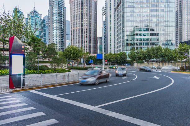 istock urban traffic with cityscape 642701504