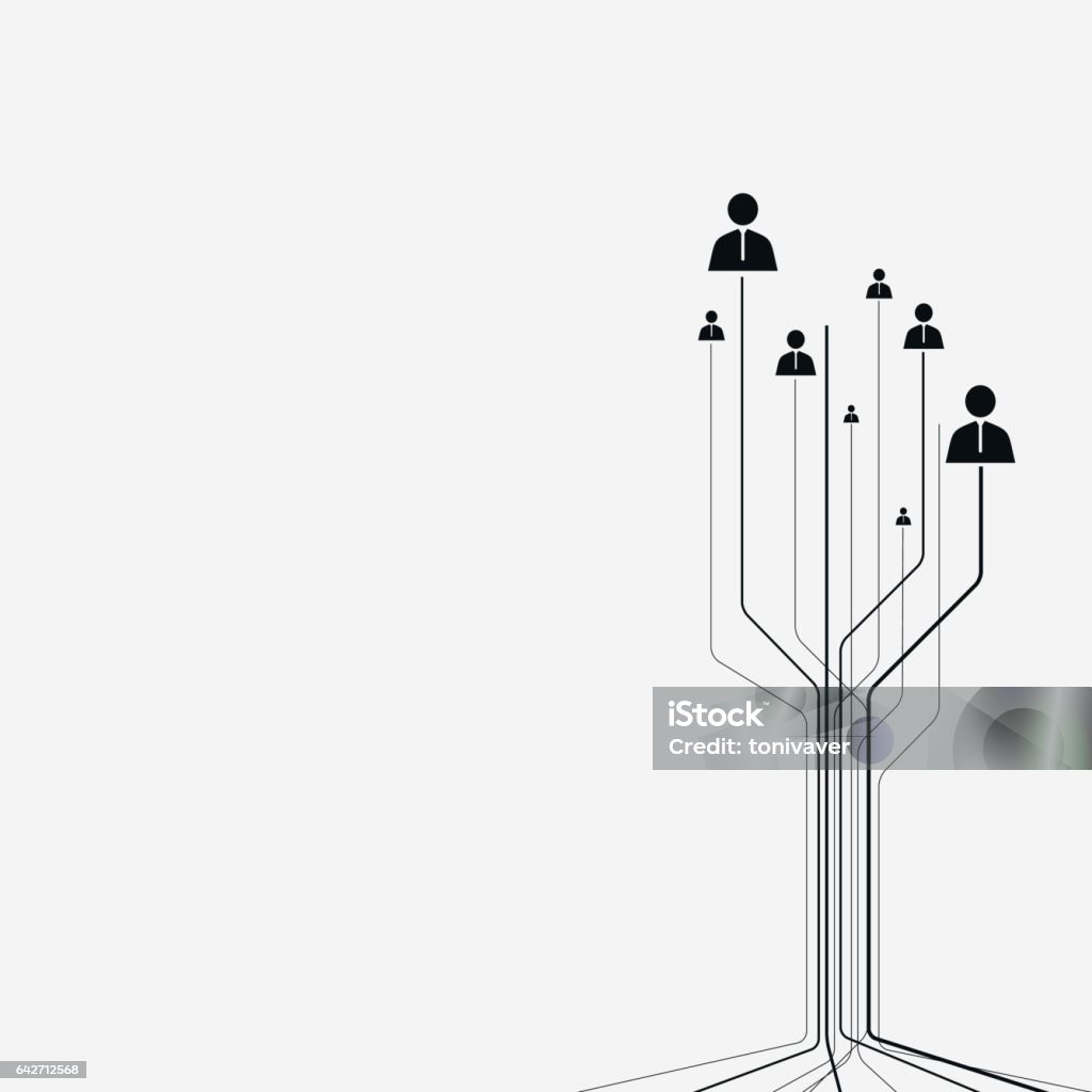 Abstract Human Connection Stock Illustration - Download Image Now ...