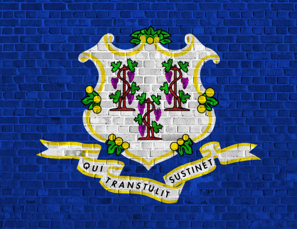 istock US flag of Connecticut 642778382