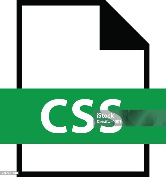 File Name Extensions Css File Name Extension Css Type Stock Illustration - Download Image Now ...