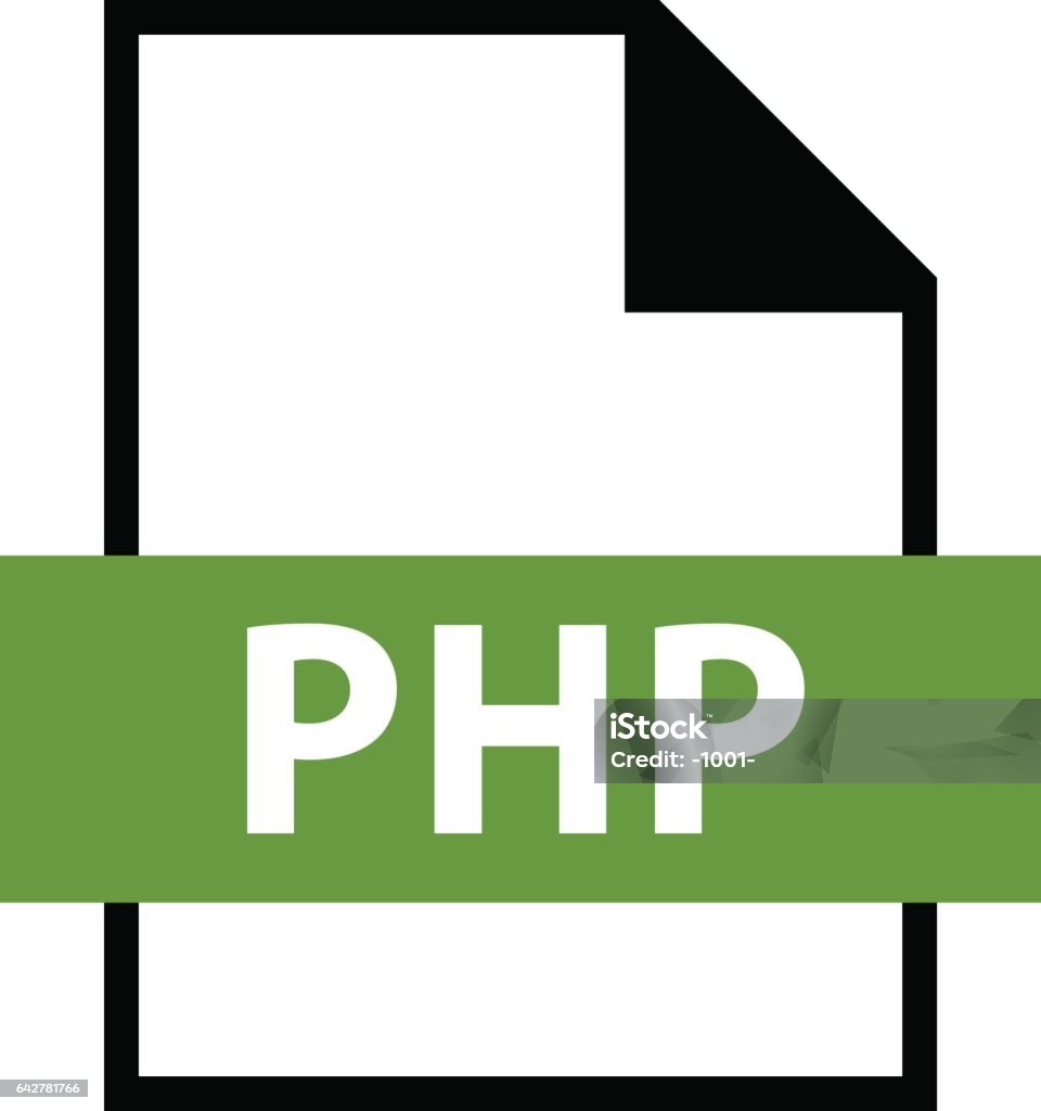 File Name Extension Php Type Stock Illustration - Download Image Now ...