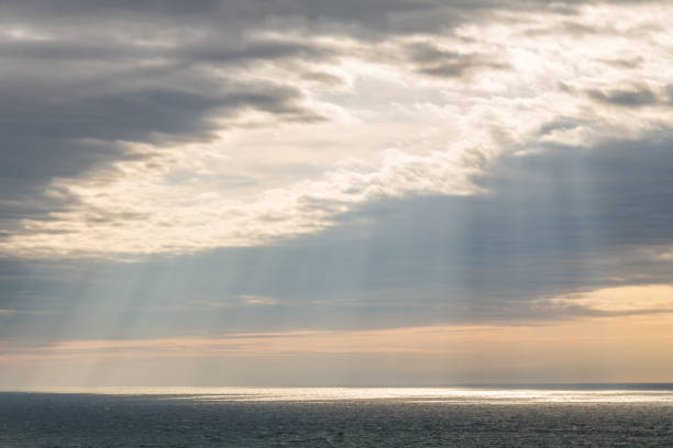 istock Dramatic sky above the sea 642784386