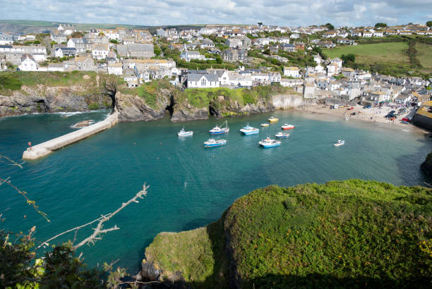 istock overview in Port Isaac 642788374