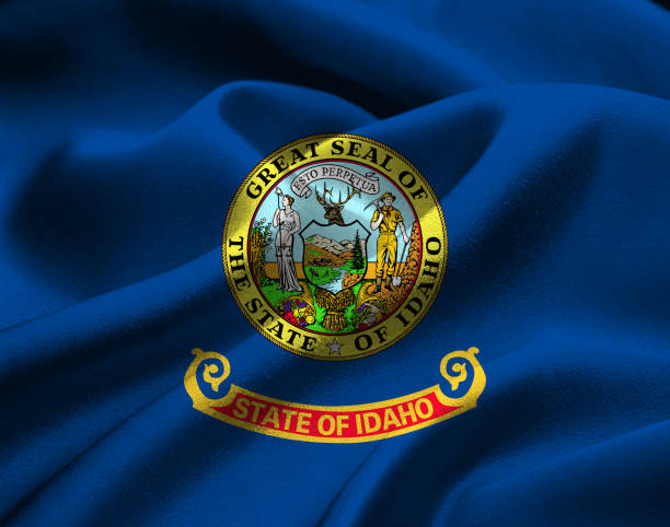 istock US flag of Idaho 642791268