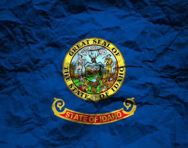 istock US flag of Idaho 642791392