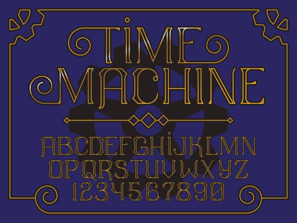 Time Loop Font Design 20+ Time Travel Font Stock Illustrations, Royalty-Free Vector Graphics ...
