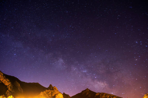 istock The starry sky above rocky dolomite 642792014
