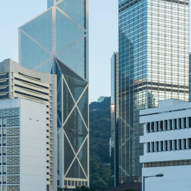 istock modern skyscrapers of Hong Kong 642808922