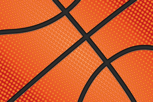 Basketball ball background vector art illustration