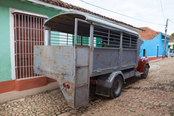 istock Typical truck bus (camion) in Trinidad 642815656