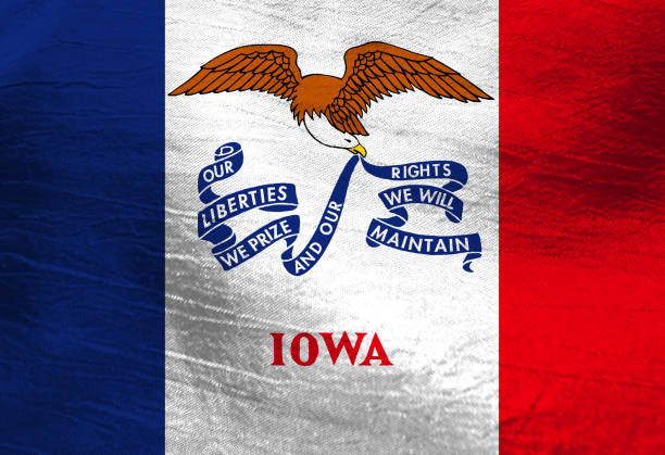 istock US flag of Iowa 642825732